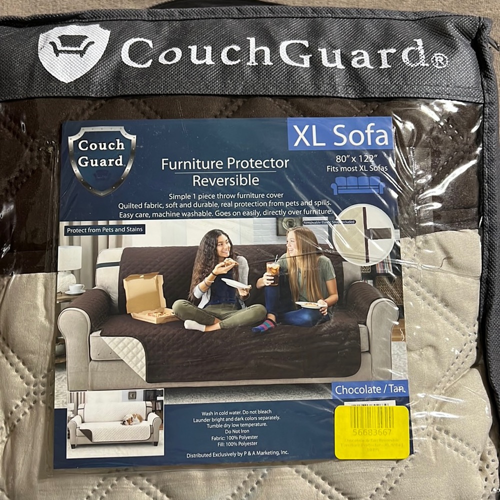 NIP Reversible XL Sofa Furniture Protector